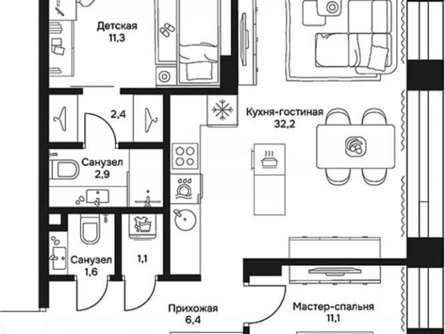 Квартира продажа в Даниловский, Москва