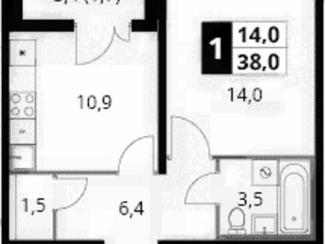 Квартира продажа в Ленинский, Кабардино-Балкарская Республика