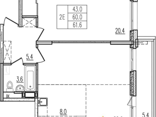 Квартира продажа в Пирогово, Кабардино-Балкарская Республика