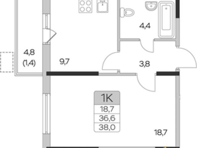 Квартира продажа в Пирогово, Кабардино-Балкарская Республика
