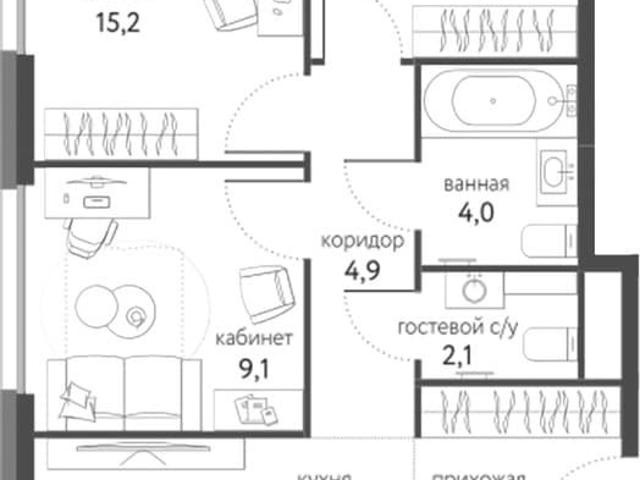 Квартира продажа в ЖК «Сиреневый парк», Москва
