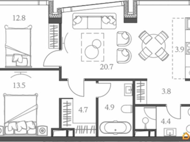 Квартира продажа в район Филёвский Парк, Москва