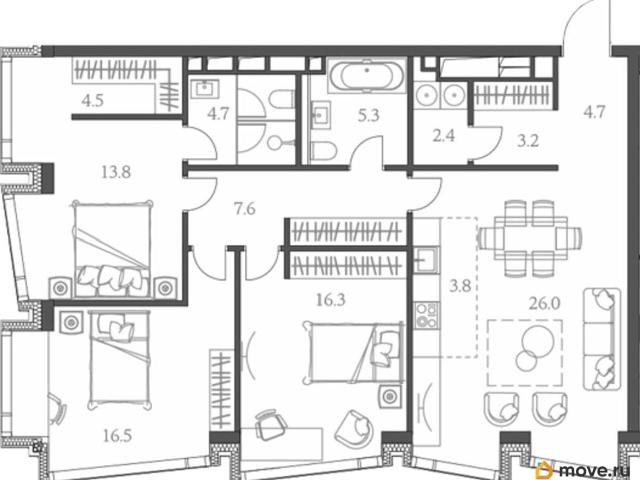 Квартира продажа в район Филёвский Парк, Москва