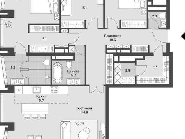 Квартира продажа в район Филёвский Парк, Москва