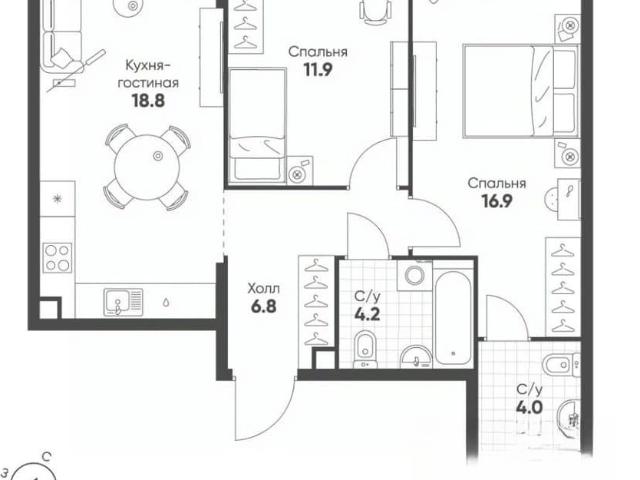 Квартира продажа в Даниловский, Москва