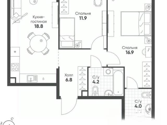 Квартира продажа в Даниловский, Москва
