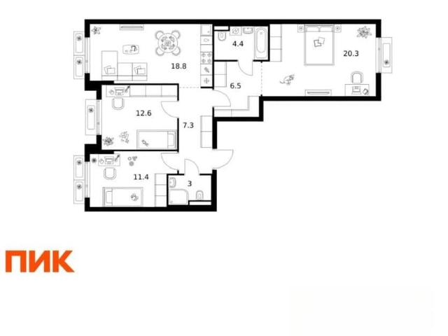 Квартира продажа в Сдт Сосенки Дп