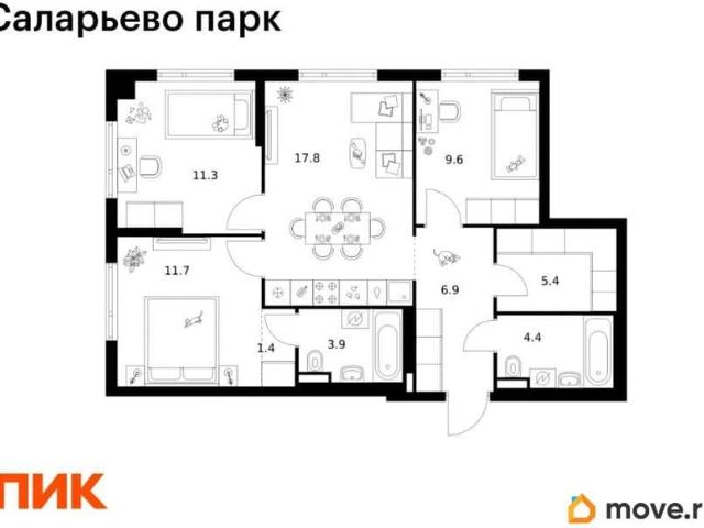 Квартира продажа в Сдт Сосенки Дп