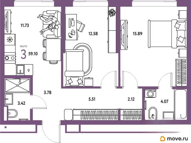 Квартира продажа в Королев, Кабардино-Балкарская Республика