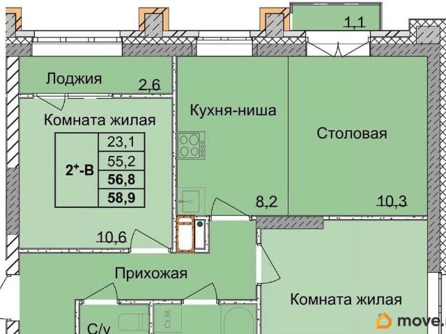 Квартира продажа в Горький, Тыва Республика