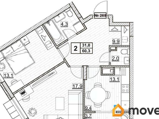 Квартира продажа в Горький, Тыва Республика