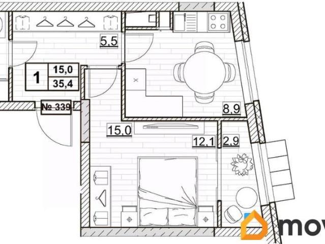 Квартира продажа в Горький, Тыва Республика