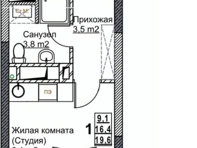Квартира продажа в Горький, Тыва Республика