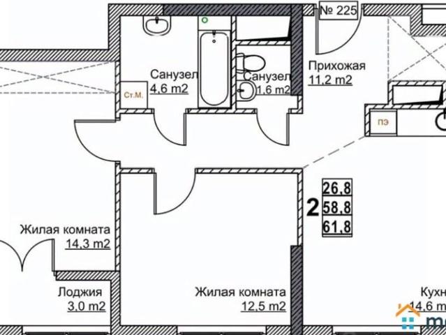 Квартира продажа в Горький, Тыва Республика