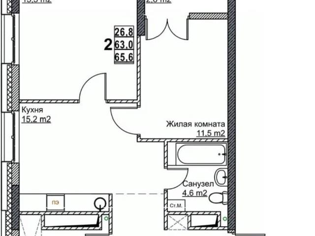 Квартира продажа в Горький, Тыва Республика