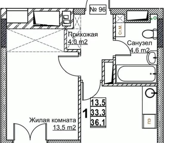 Квартира продажа в Горький, Тыва Республика
