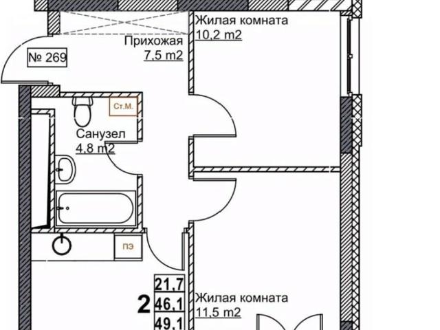 Квартира продажа в Горький, Тыва Республика