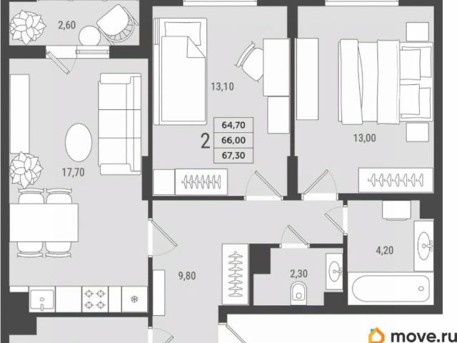 Квартира продажа в Горький, Тыва Республика