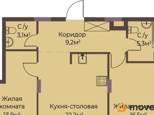 Квартира продажа в Горький, Тыва Республика