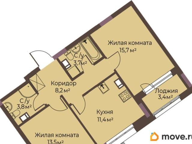 Квартира продажа в Горький, Тыва Республика