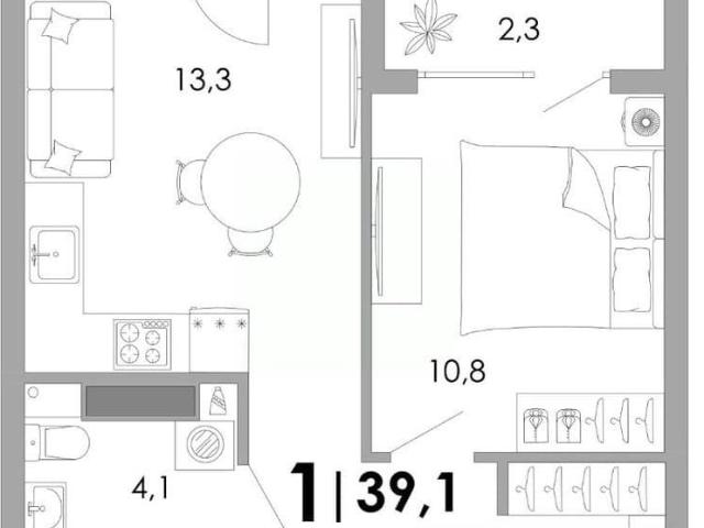Квартира продажа в Горький, Тыва Республика