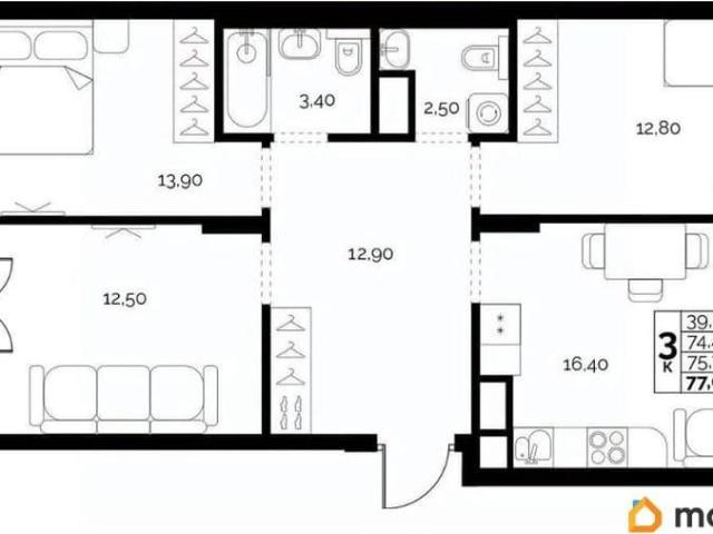 Квартира продажа в Горький, Тыва Республика