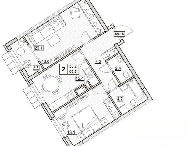 Квартира продажа в Горький, Тыва Республика