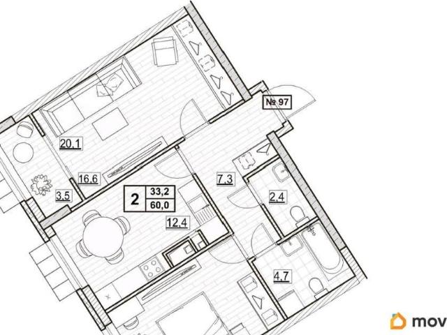 Квартира продажа в Горький, Тыва Республика