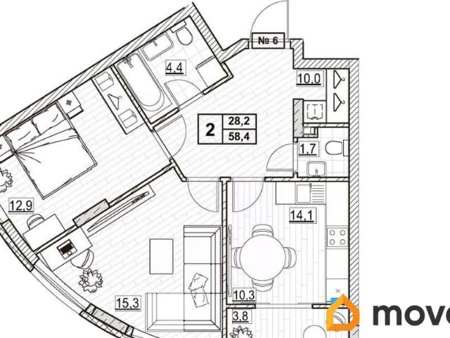 Квартира продажа в Горький, Тыва Республика