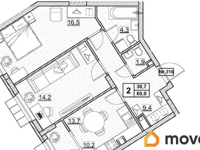 Квартира продажа в Горький, Тыва Республика