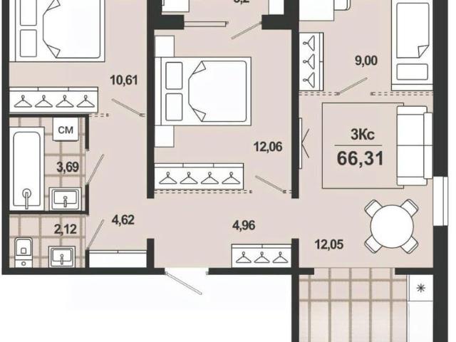Квартира продажа в Новоалтайск, Алтайский Край