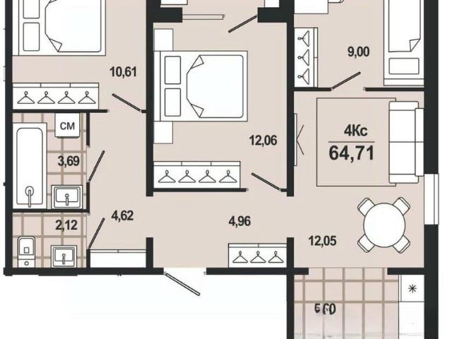 Квартира продажа в Новоалтайск, Алтайский Край
