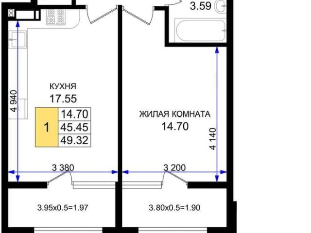 Квартира продажа в Приморский район, Мысхако