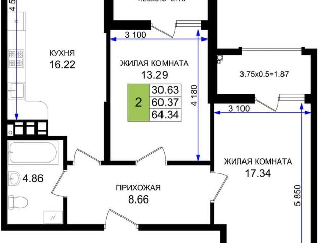 Квартира продажа в Приморский район, Мысхако