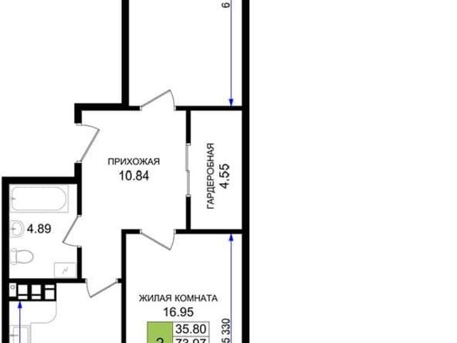 Квартира продажа в Мысхако С, Краснодарский Край