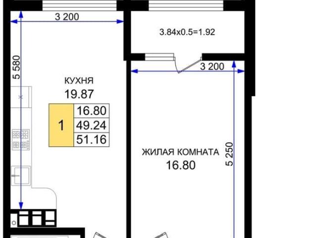 Квартира продажа в Мысхако С, Краснодарский Край