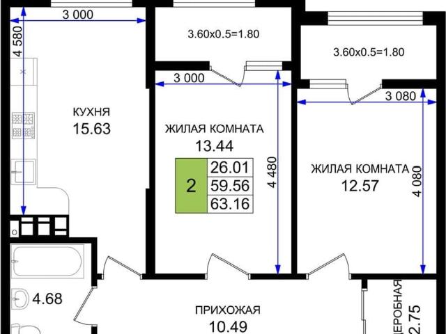 Квартира продажа в Мысхако С, Краснодарский Край