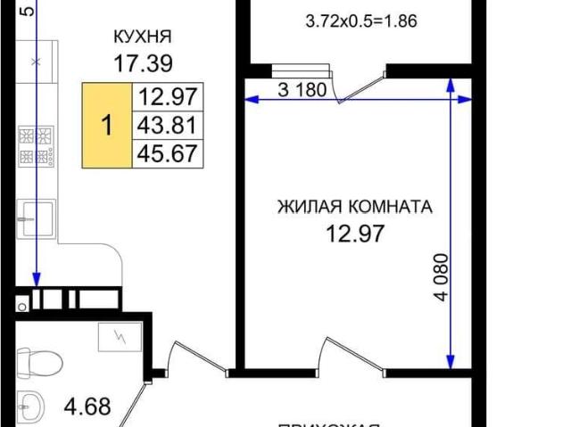 Квартира продажа в Мысхако С, Краснодарский Край