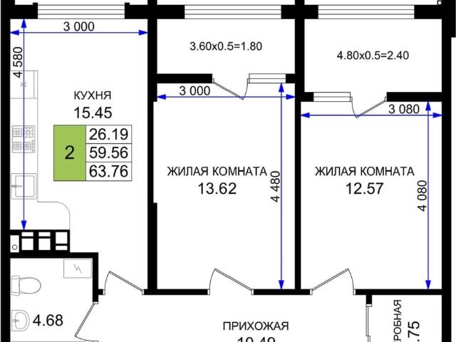Квартира продажа в Приморский район, Мысхако