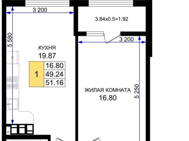 Квартира продажа в Приморский район, Мысхако