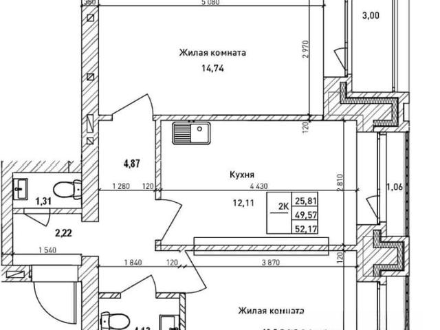Квартира продажа в Железнодорожный район, Новосибирская область