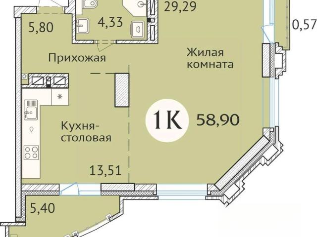 Квартира продажа в Линейный, Новосибирская область