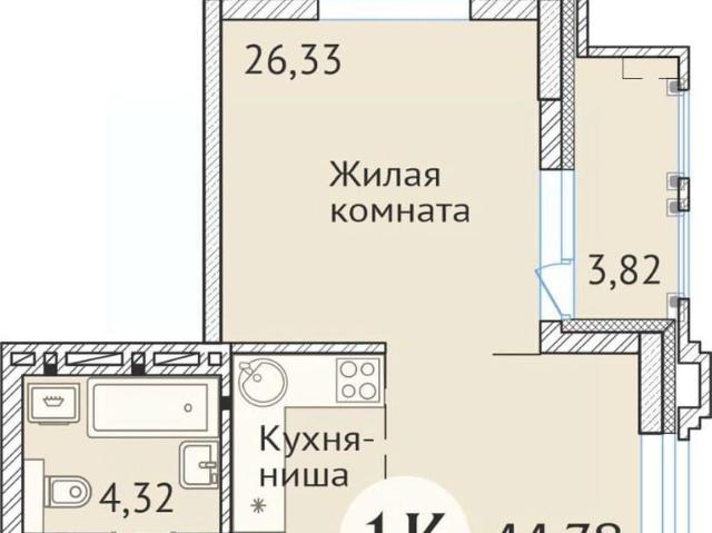 Квартира продажа в Линейный, Новосибирская область