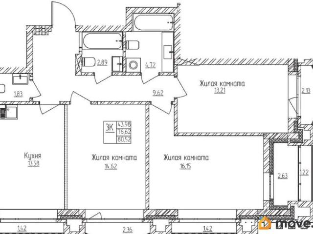 Квартира продажа в Железнодорожный район, Новосибирская область