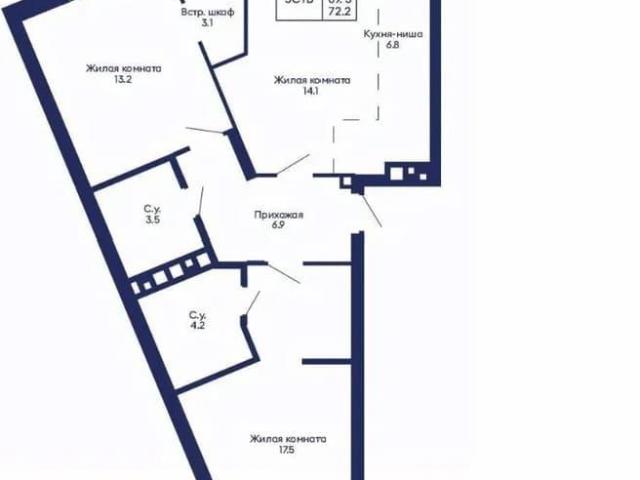 Квартира продажа в Дзержинский район, городской округ Новосибирск