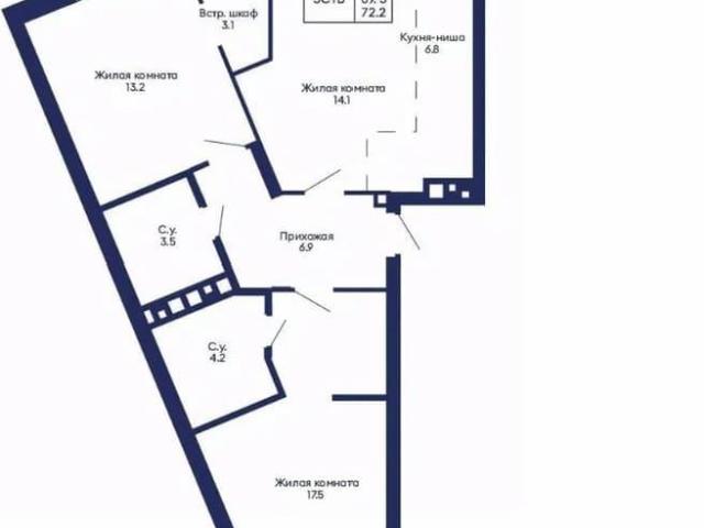 Квартира продажа в Дзержинский район, городской округ Новосибирск