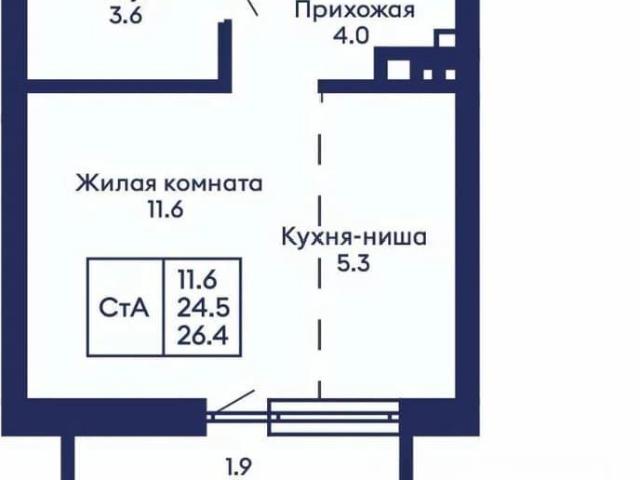 Квартира продажа в Дзержинский район, городской округ Новосибирск