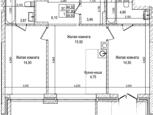 Квартира продажа в Железнодорожный район, Новосибирск