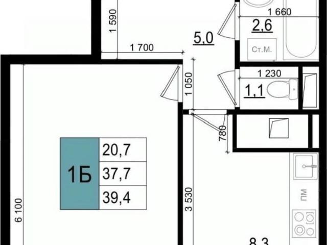 Квартира продажа в Одинцово, Кабардино-Балкарская Республика
