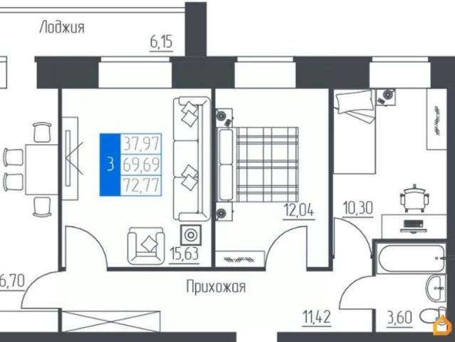 Квартира продажа в Октябрьски, Башкортостан Респ